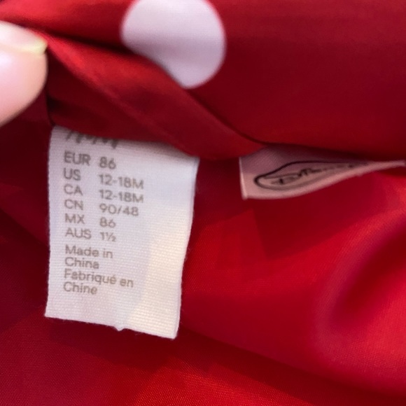 H&M Minnie Mouse Puffer Vest with Hood Ears - Picture 4 of 6